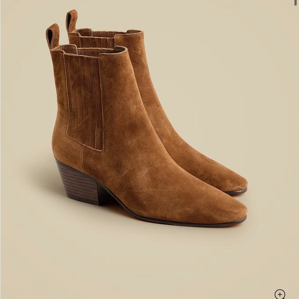 Jcrew Piper Suede Ankle Boots